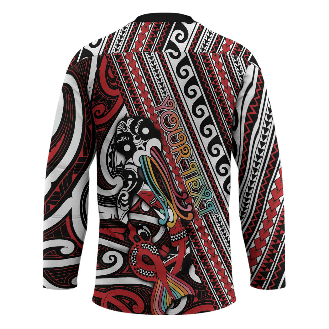 Personalised Maori Language Week Hockey Jersey Ake Ake Ake Tribal Patterns DT05 - Polynesian Pride
