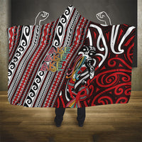 Maori Language Week Hooded Blanket Ake Ake Ake Tribal Patterns DT05 - Polynesian Pride