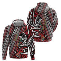 Personalised Maori Language Week Hoodie Ake Ake Ake Tribal Patterns DT05 - Polynesian Pride