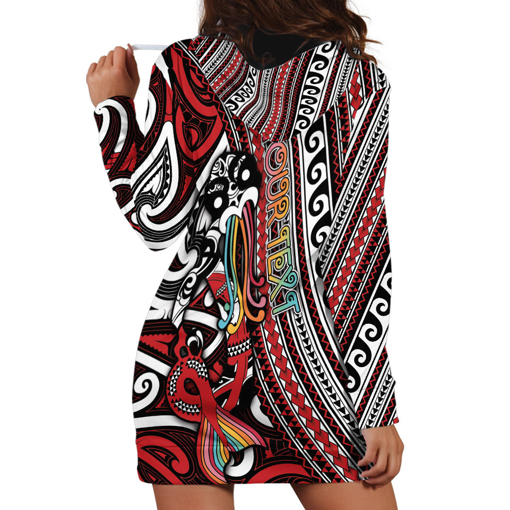 Personalised Maori Language Week Hoodie Dress Ake Ake Ake Tribal Patterns DT05 - Polynesian Pride