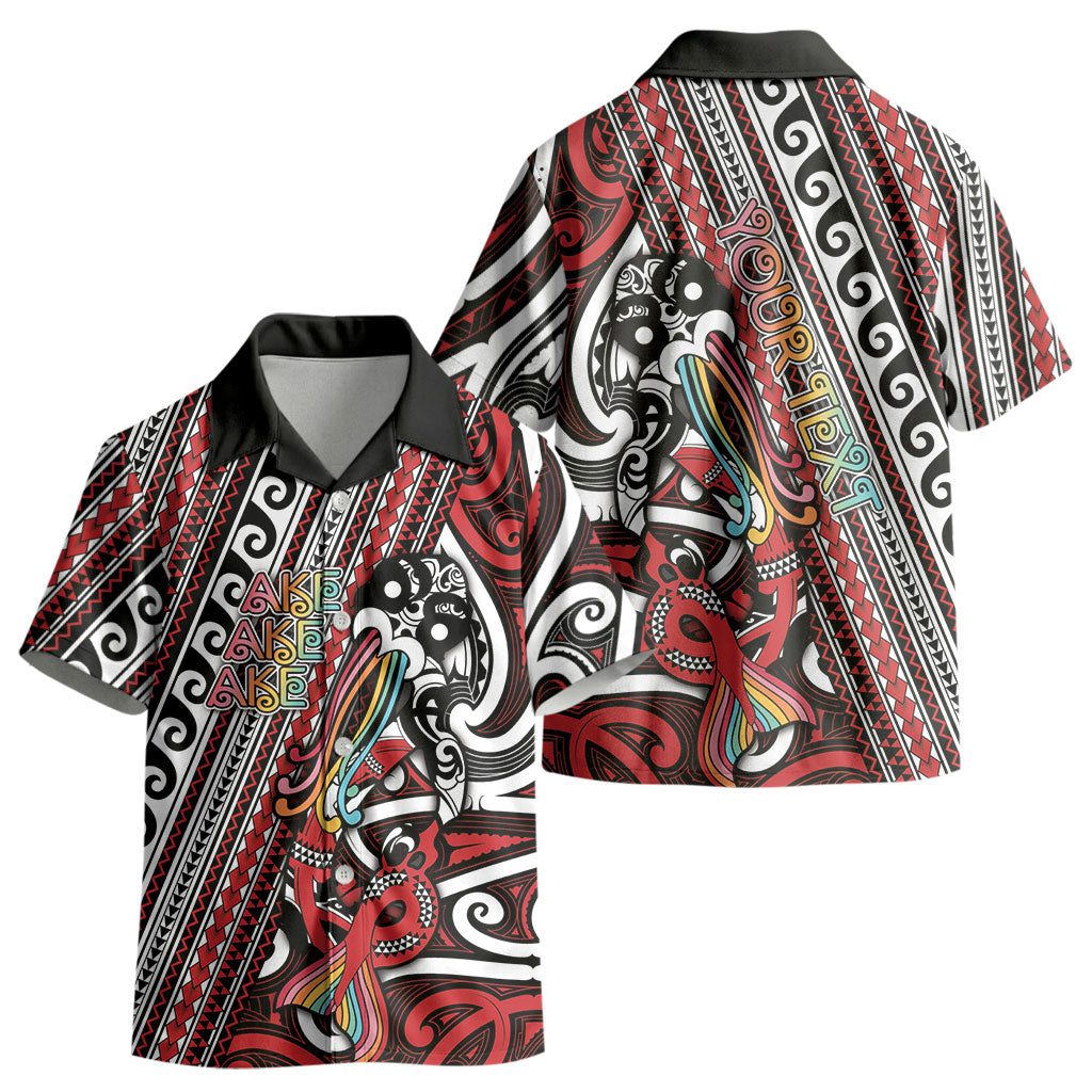 Personalised Maori Language Week Kid Hawaiian Shirt Ake Ake Ake Tribal Patterns DT05 - Polynesian Pride