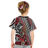 Personalised Maori Language Week Kid T Shirt Ake Ake Ake Tribal Patterns DT05 - Polynesian Pride