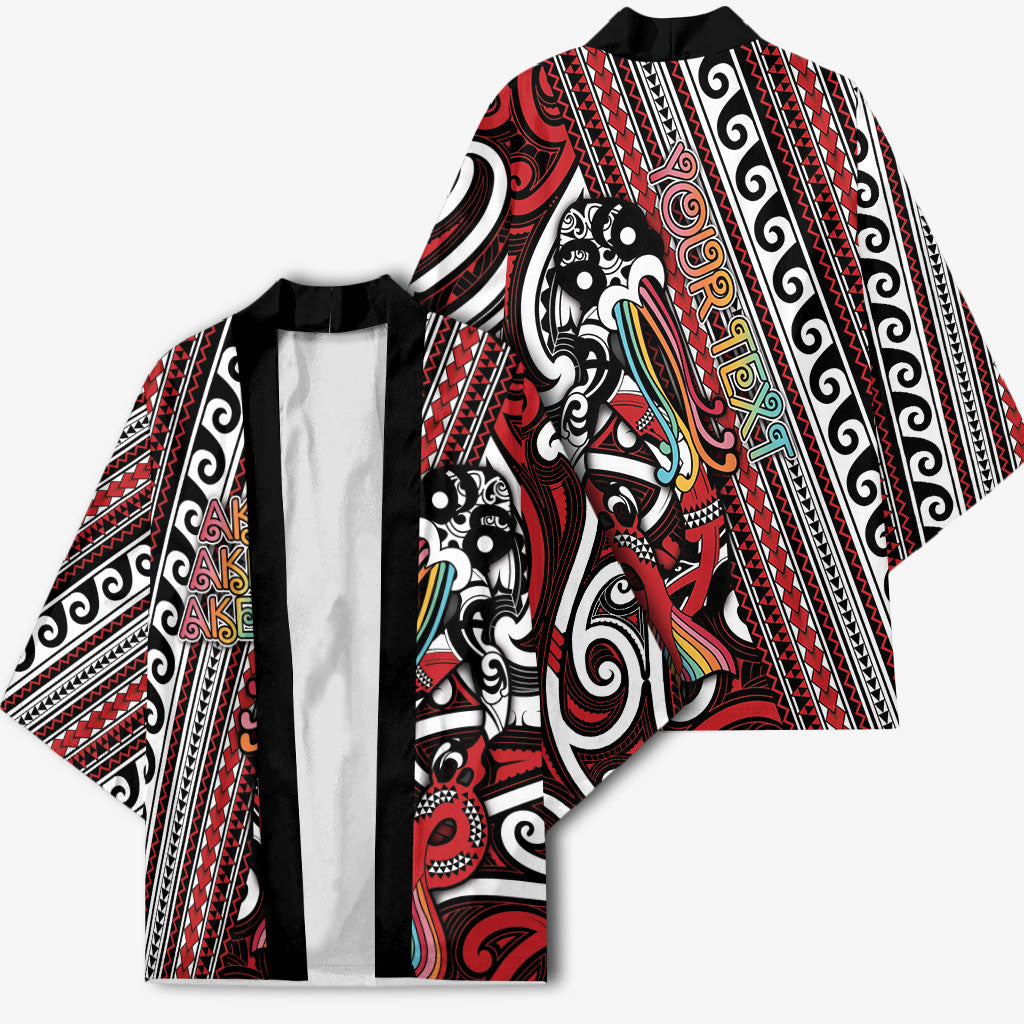 Personalised Maori Language Week Kimono Ake Ake Ake Tribal Patterns DT05 - Polynesian Pride