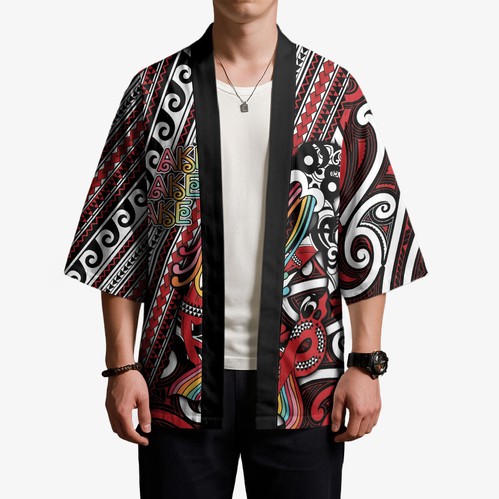 Personalised Maori Language Week Kimono Ake Ake Ake Tribal Patterns DT05 - Polynesian Pride