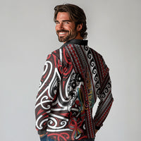 Personalised Maori Language Week Long Sleeve Polo Shirt Ake Ake Ake Tribal Patterns DT05 - Polynesian Pride