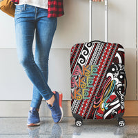 Maori Language Week Luggage Cover Ake Ake Ake Tribal Patterns DT05 - Polynesian Pride