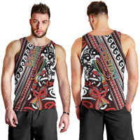 Personalised Maori Language Week Men Tank Top Ake Ake Ake Tribal Patterns DT05 - Polynesian Pride