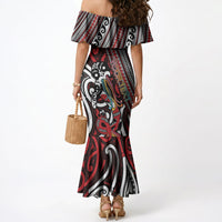 Personalised Maori Language Week Mermaid Dress Ake Ake Ake Tribal Patterns DT05 - Polynesian Pride