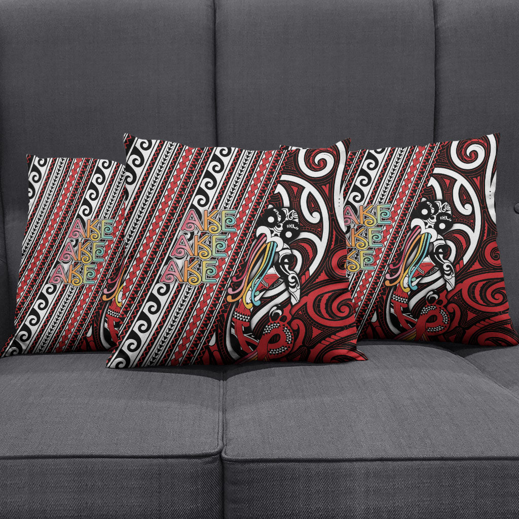 Maori Language Week Pillow Cover Ake Ake Ake Tribal Patterns DT05 - Polynesian Pride