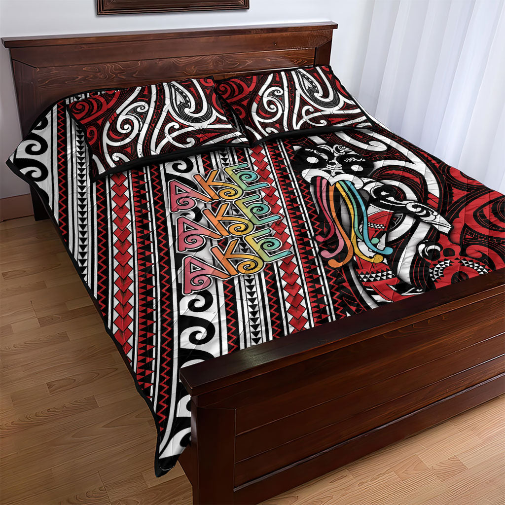 Maori Language Week Quilt Bed Set Ake Ake Ake Tribal Patterns DT05 - Polynesian Pride