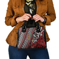 Maori Language Week Shoulder Handbag Ake Ake Ake Tribal Patterns DT05 - Polynesian Pride