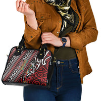 Maori Language Week Shoulder Handbag Ake Ake Ake Tribal Patterns DT05 - Polynesian Pride