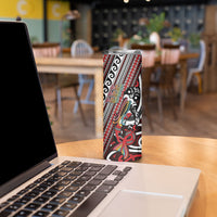 Personalised Maori Language Week Skinny Tumbler Ake Ake Ake Tribal Patterns DT05 - Polynesian Pride