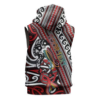 Personalised Maori Language Week Sleeveless Hoodie Ake Ake Ake Tribal Patterns DT05 - Polynesian Pride