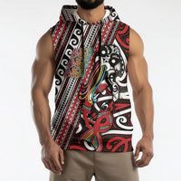 Personalised Maori Language Week Sleeveless Hoodie Ake Ake Ake Tribal Patterns DT05 - Polynesian Pride
