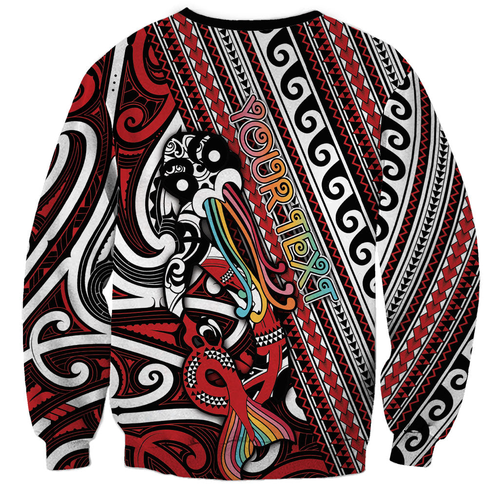 Personalised Maori Language Week Sweatshirt Ake Ake Ake Tribal Patterns DT05 - Polynesian Pride
