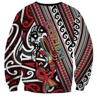 Personalised Maori Language Week Sweatshirt Ake Ake Ake Tribal Patterns DT05 - Polynesian Pride