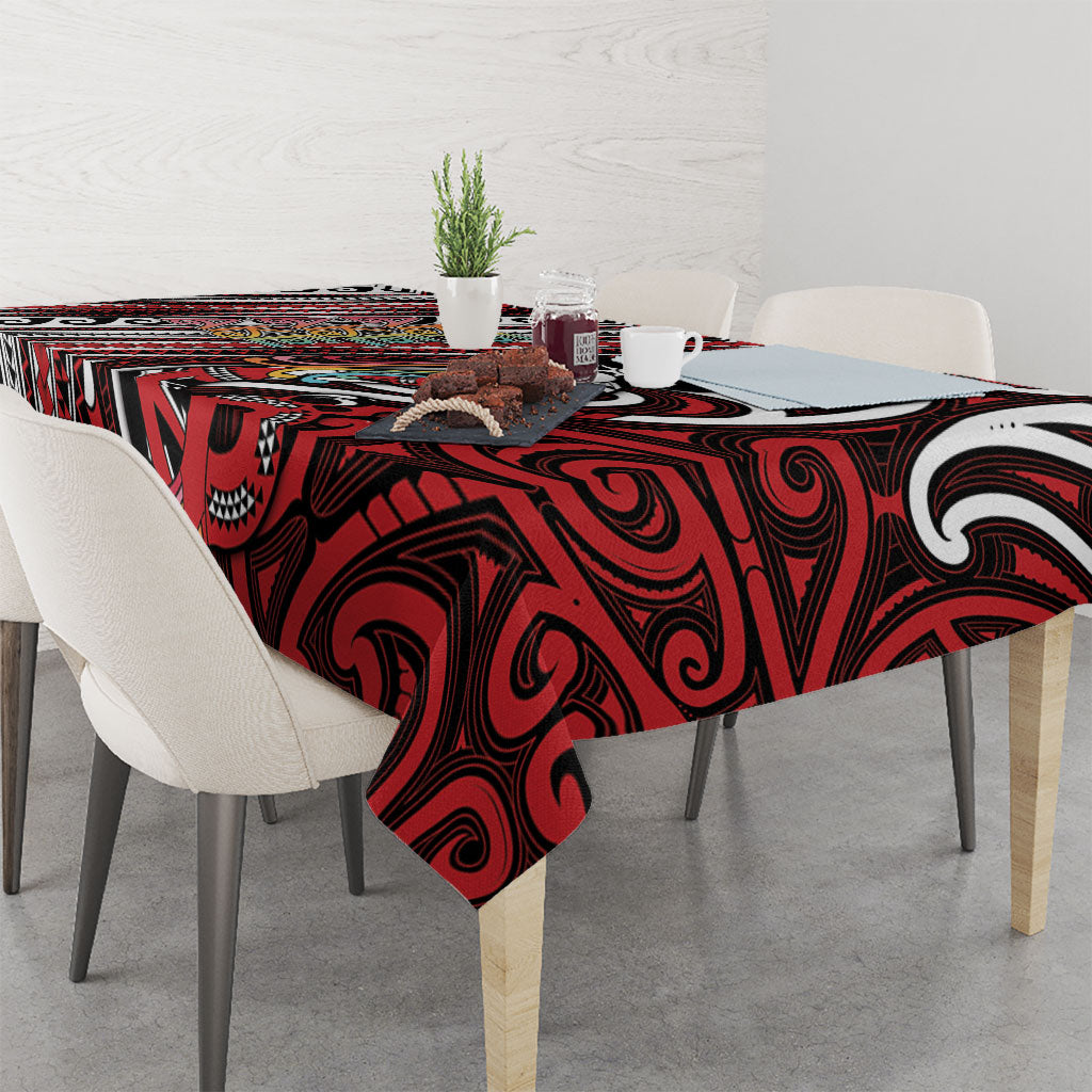 Maori Language Week Tablecloth Ake Ake Ake Tribal Patterns DT05 - Polynesian Pride