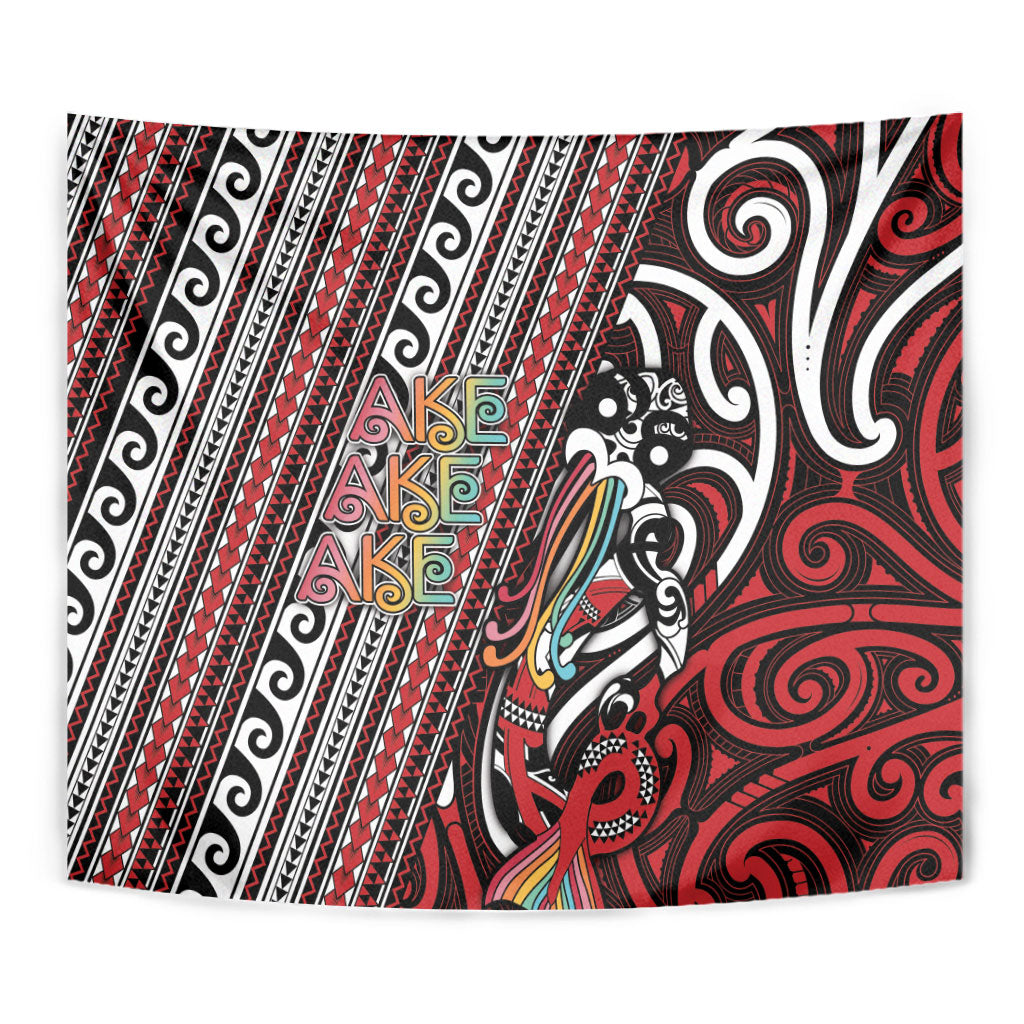 Maori Language Week Tapestry Ake Ake Ake Tribal Patterns DT05 - Polynesian Pride