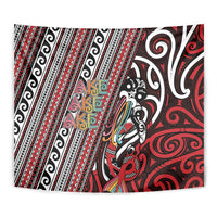 Maori Language Week Tapestry Ake Ake Ake Tribal Patterns DT05 - Polynesian Pride