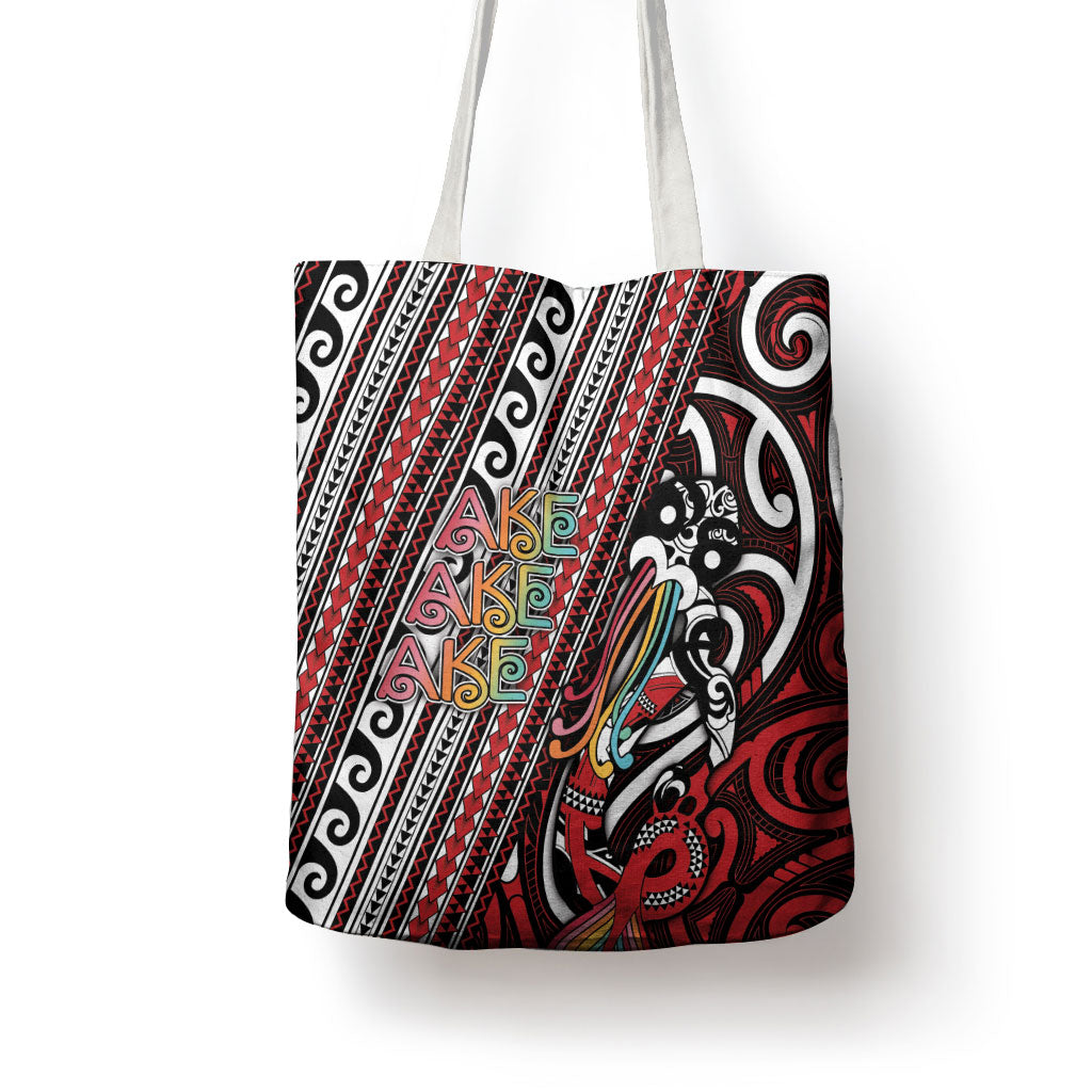 Maori Language Week Tote Bag Ake Ake Ake Tribal Patterns DT05 - Polynesian Pride
