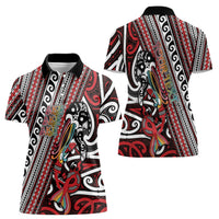 Personalised Maori Language Week Women Polo Shirt Ake Ake Ake Tribal Patterns DT05 - Polynesian Pride