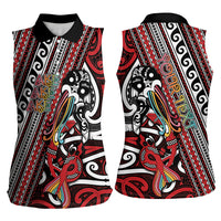 Personalised Maori Language Week Women Sleeveless Polo Shirt Ake Ake Ake Tribal Patterns DT05 - Polynesian Pride