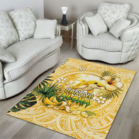 Hawaii Banana Dolphin Area Rug Cute Cosplay Naiʻa Fish Tribal Patterns DT05 - Polynesian Pride