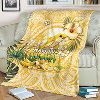 Hawaii Banana Dolphin Blanket Cute Cosplay Naiʻa Fish Tribal Patterns DT05 - Polynesian Pride