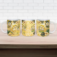 Hawaii Banana Dolphin Ceramic Mug Cute Cosplay Naiʻa Fish Tribal Patterns DT05 - Polynesian Pride
