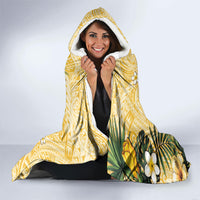 Hawaii Banana Dolphin Hooded Blanket Cute Cosplay Naiʻa Fish Tribal Patterns DT05 - Polynesian Pride