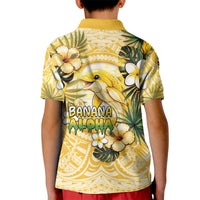 Hawaii Banana Dolphin Kid Polo Shirt Cute Cosplay Naiʻa Fish Tribal Patterns DT05 - Polynesian Pride