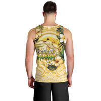 Hawaii Banana Dolphin Men Tank Top Cute Cosplay Naiʻa Fish Tribal Patterns DT05 - Polynesian Pride