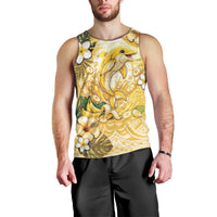Hawaii Banana Dolphin Men Tank Top Cute Cosplay Naiʻa Fish Tribal Patterns DT05 - Polynesian Pride