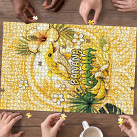 Hawaii Banana Dolphin Puzzle Cute Cosplay Naiʻa Fish Tribal Patterns DT05 - Polynesian Pride