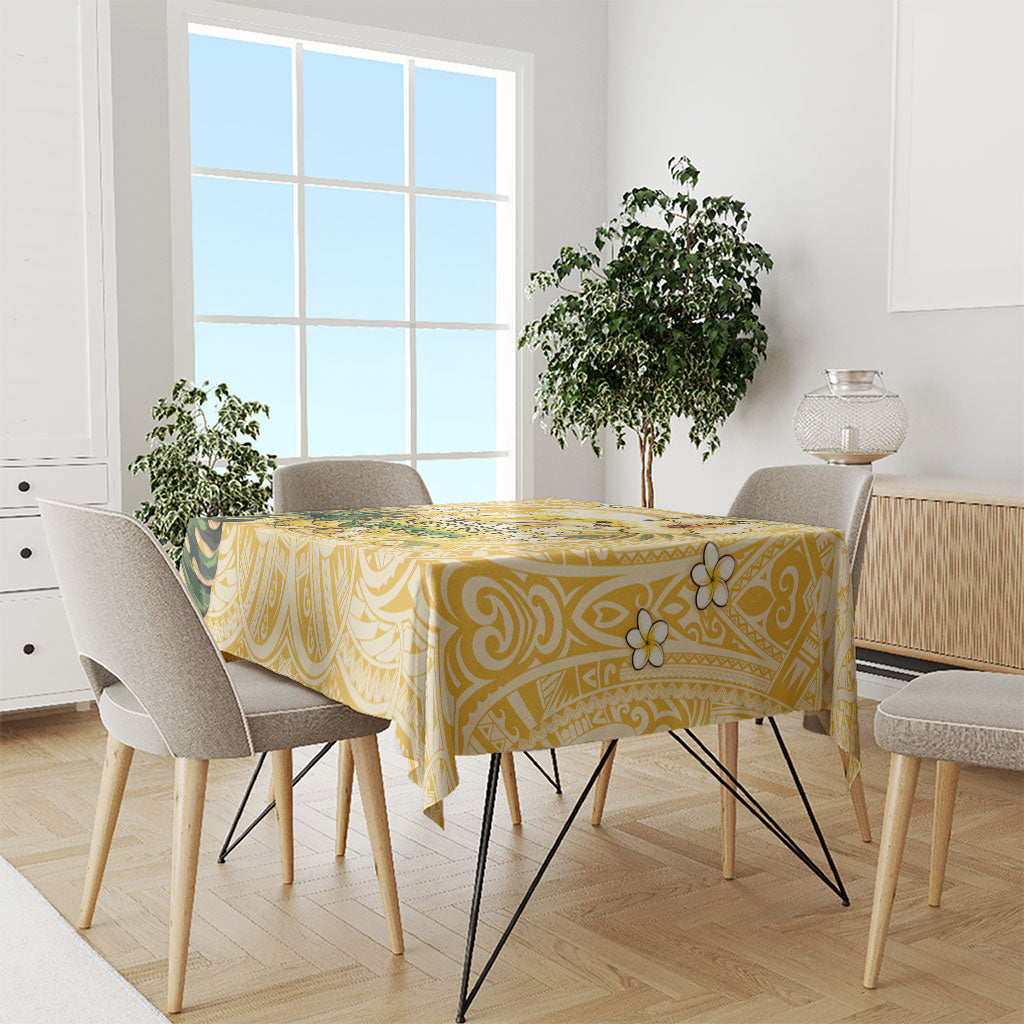 Hawaii Banana Dolphin Tablecloth Cute Cosplay Naiʻa Fish Tribal Patterns DT05 - Polynesian Pride