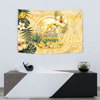 Hawaii Banana Dolphin Tapestry Cute Cosplay Naiʻa Fish Tribal Patterns DT05 - Polynesian Pride