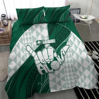Hawaii Volleyball Bedding Set Shaka Aloha Hand