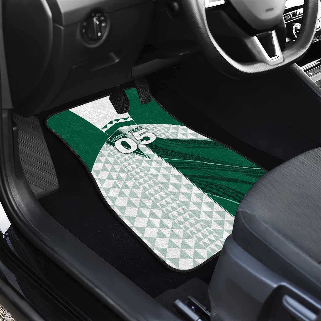Custom Hawaii Volleyball Car Mats Shaka Aloha Hand