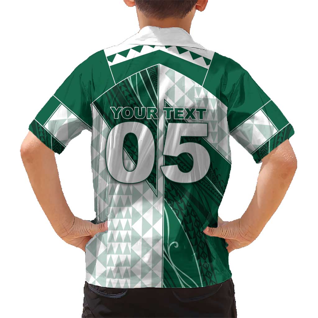 Custom Hawaii Volleyball Family Matching Long Sleeve Bodycon Dress and Hawaiian Shirt Shaka Aloha Hand DT05 - Polynesian Pride
