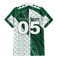 Custom Hawaii Volleyball Family Matching Off The Shoulder Long Sleeve Dress and Hawaiian Shirt Shaka Aloha Hand DT05 - Polynesian Pride