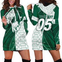 Custom Hawaii Volleyball Hoodie Dress Shaka Aloha Hand