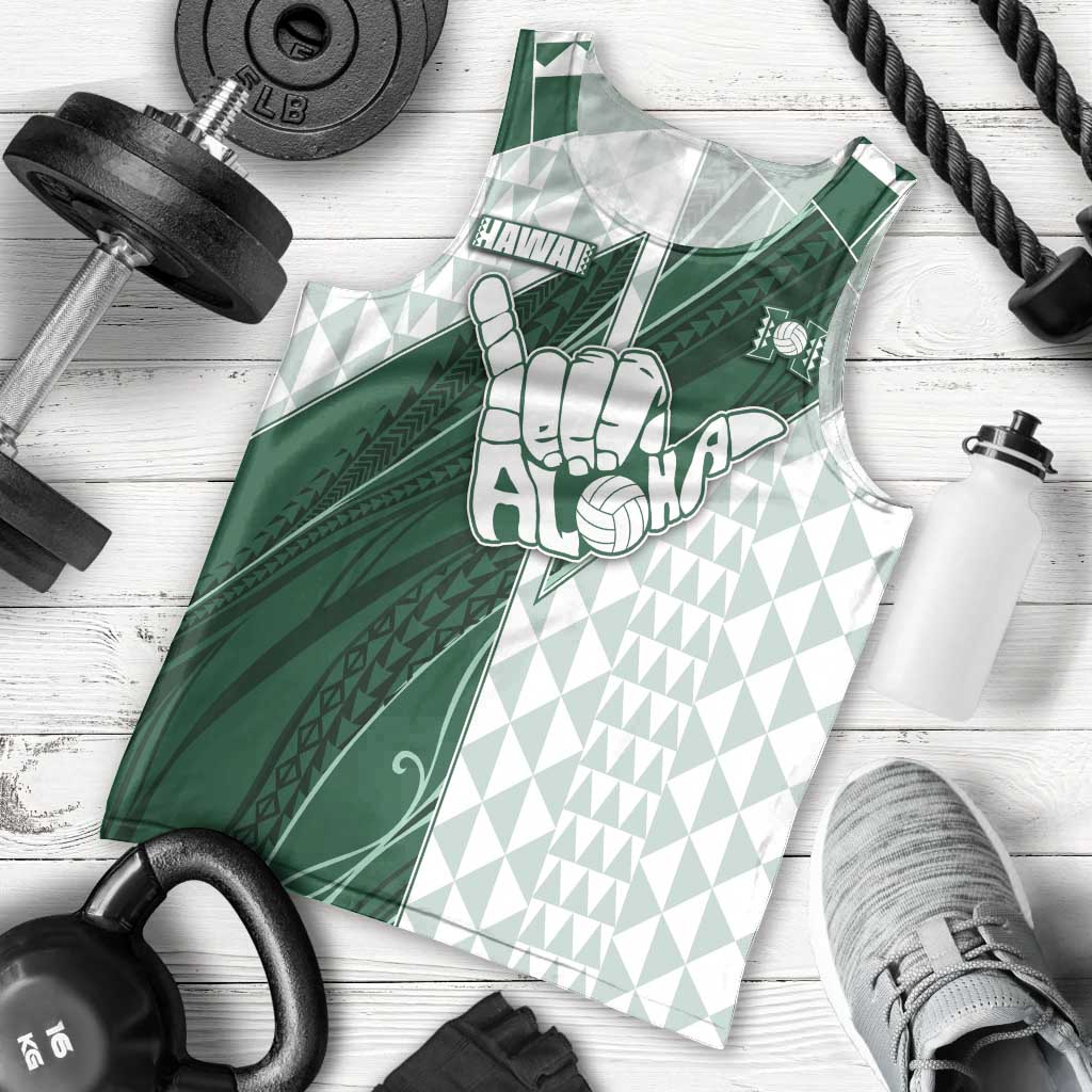 Custom Hawaii Volleyball Men Tank Top Shaka Aloha Hand