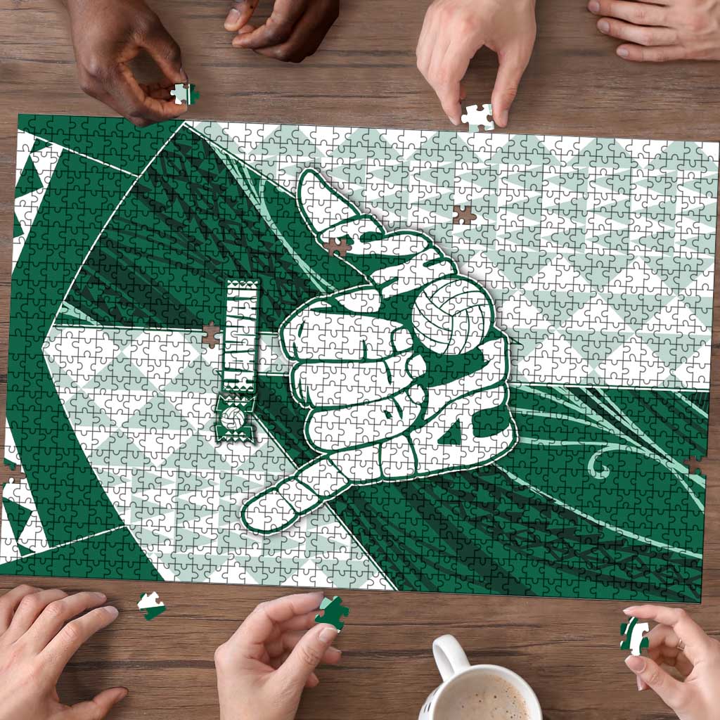 Hawaii Volleyball Puzzle Shaka Aloha Hand