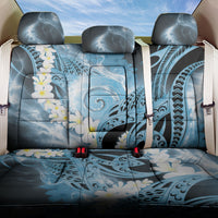 Piko Hawaiian Back Car Seat Cover Blue Galaxy Spiral Plumeria Tribal Patterns DT05 One Size Blue - Polynesian Pride