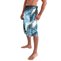 Piko Hawaiian Lavalava Blue Galaxy Spiral Plumeria Tribal Patterns DT05 - Polynesian Pride