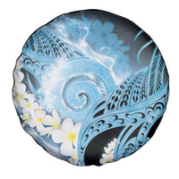 Piko Hawaiian Spare Tire Cover Blue Galaxy Spiral Plumeria Tribal Patterns DT05 - Polynesian Pride