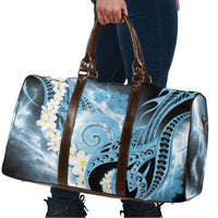 Piko Hawaiian Travel Bag Blue Galaxy Spiral Plumeria Tribal Patterns DT05 - Polynesian Pride