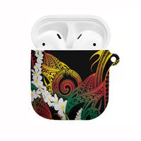 Piko Hawaiian AirPods Case Gradient Spiral Plumeria Tribal Patterns DT05 Multicolor - Polynesian Pride