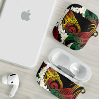 Piko Hawaiian AirPods Case Gradient Spiral Plumeria Tribal Patterns DT05 - Polynesian Pride